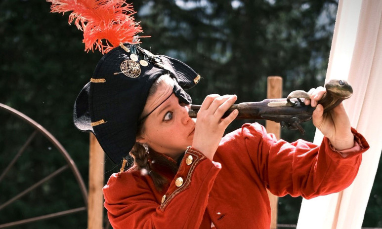 Teater på Vasamuseet.